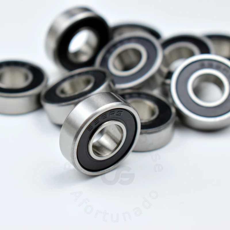 Miniature Bearing 698RS 10 Pieces 8*19*6(mm) chrome steel
