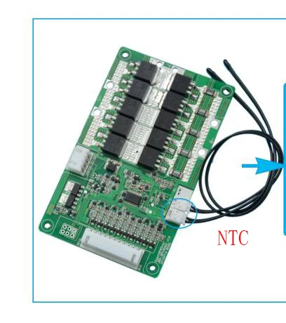 7S 60A Li Ion LiPo BMS/PCM/PCB плата защиты аккумулятора для 7 упаковок 18650 батареи