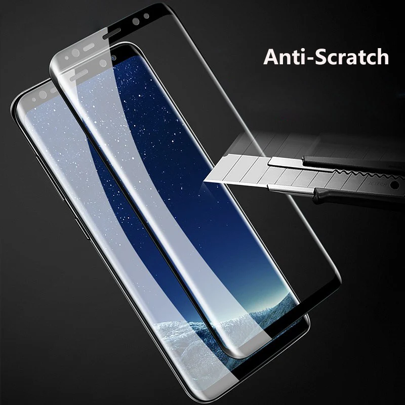 Стекло CAPAME 9H для Samsung Galaxy S6 S7 Edge Plus Note 8 9 защита экрана 3D полное покрытие закаленное