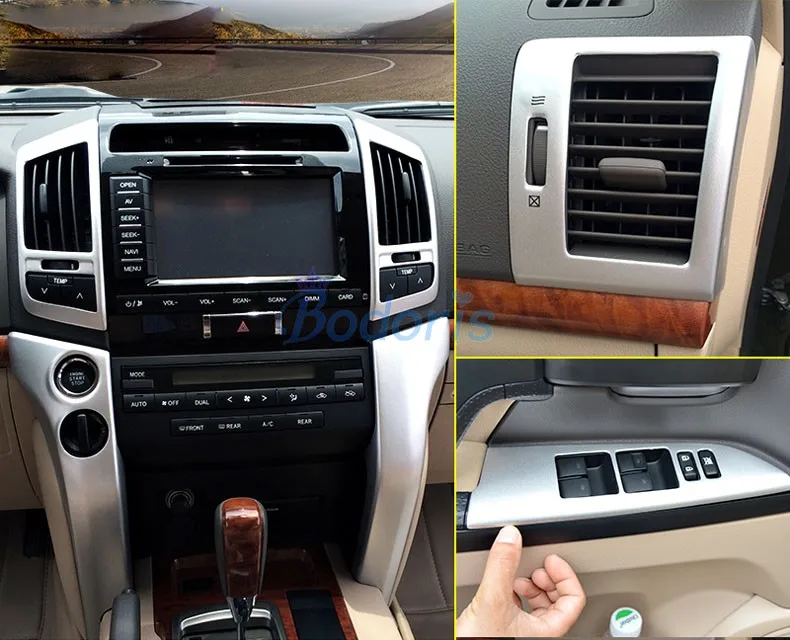 Для Toyota LC 200 Land Cruiser 2008 2009 2010 2011 2012 2013 2014 2015 хромированная накладка посылка