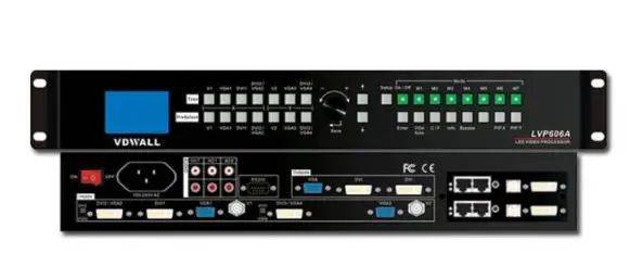 Полноцветный светодиодный видеопереключатель LVP606A HD VDWALL + отправляющая карта Linsn
