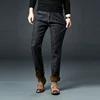 jantour winter Warm Fleece Men's Jeans thick Stretch Denim Jean Straight male Brand Cotton Pants men Large size 35 40 42 44 46 ► Photo 3/6