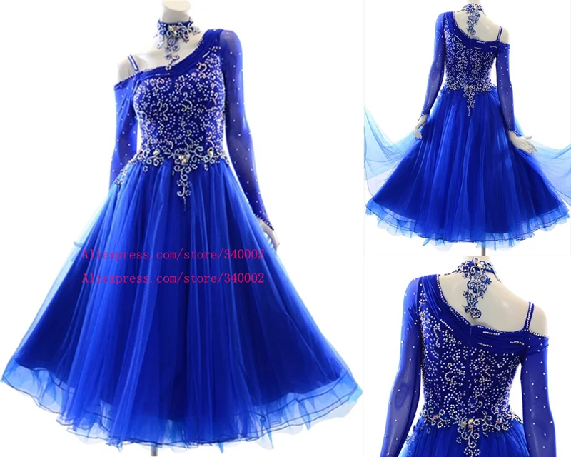 Waltz Ballroom Concurrentie Dans Jurk Vrouwen Royal Blue Ballroom Rok Lange Mouw Standaard Ballroom Dans Jurken Volwassen Waltz Ballroom Concurrentie Dans Jurk Vrouwen Royal Blue Ballroom Rok Lange Mouw Standaard Ballroom Dans Jurken Volwassen