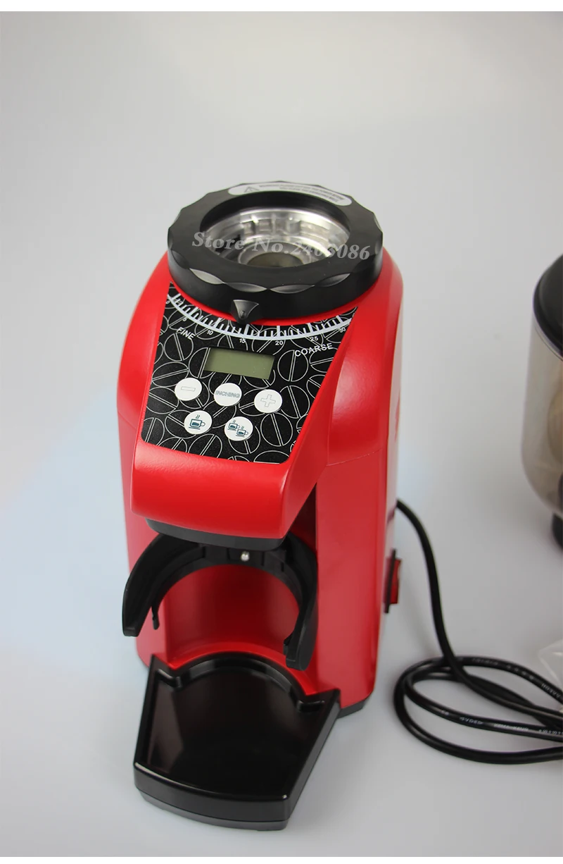 Круглый попрыгун кофемолка электрическая кофемолка для эспрессо машина коммерческие бытовые кофемолка