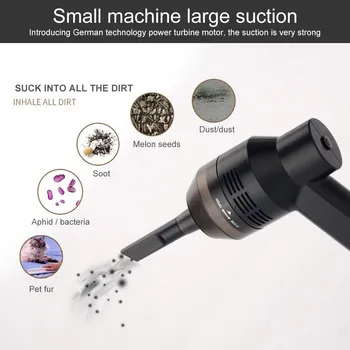 

Portable Vacuum Cleaner For Keyboard Computer Nozzle Type Dust Collector Handheld Suction Cup Cleaning Kit Mini Cleaning Tool