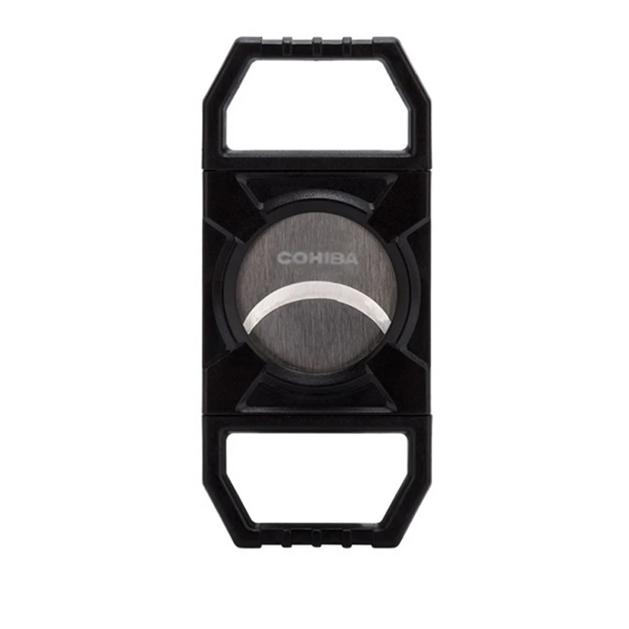 

COHIBA Cigar Cutter Large Diameter Rectangle Plastic Handle Stainless Steel V Shaped Blade Turkey Cigar Cutter