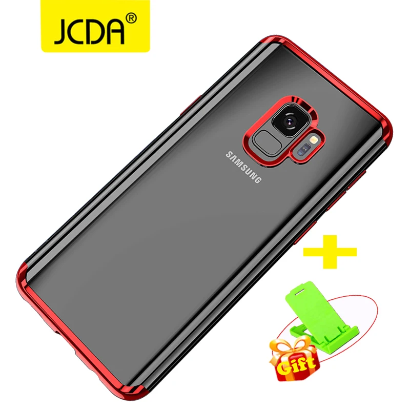 JCDA Чехлы для samsung galaxy s9 plus 3D лазерной покрытие Роскошные ТПУ прозрачный чехол плюс