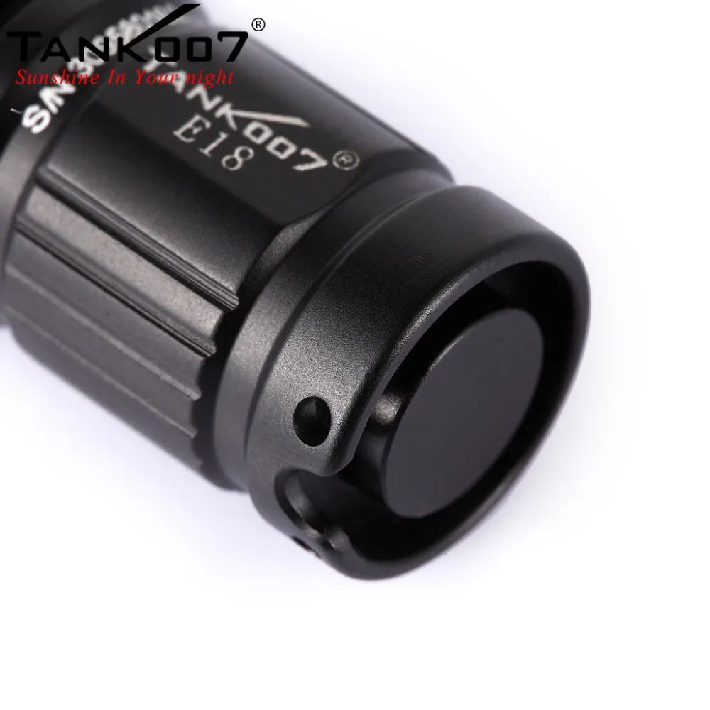 TANK007 E18 CREE R5 3-Режимы мини Карманный Брелок для ключей в виде светодиодного фонаря маленький яркий фонарик