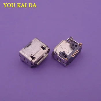 

30pcs/lot micro mini usb jack socket connector For Amazon charging port dock plug female pcb repair type 5 pin replacement