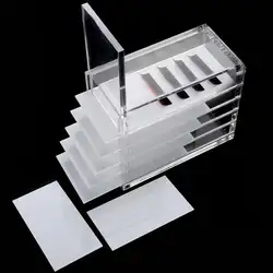 5 слоев Пластик футляр для ресниц Box Макияж Tool Косметичка-органайзер ресницы для склеивания держатель Ювелирная упаковка