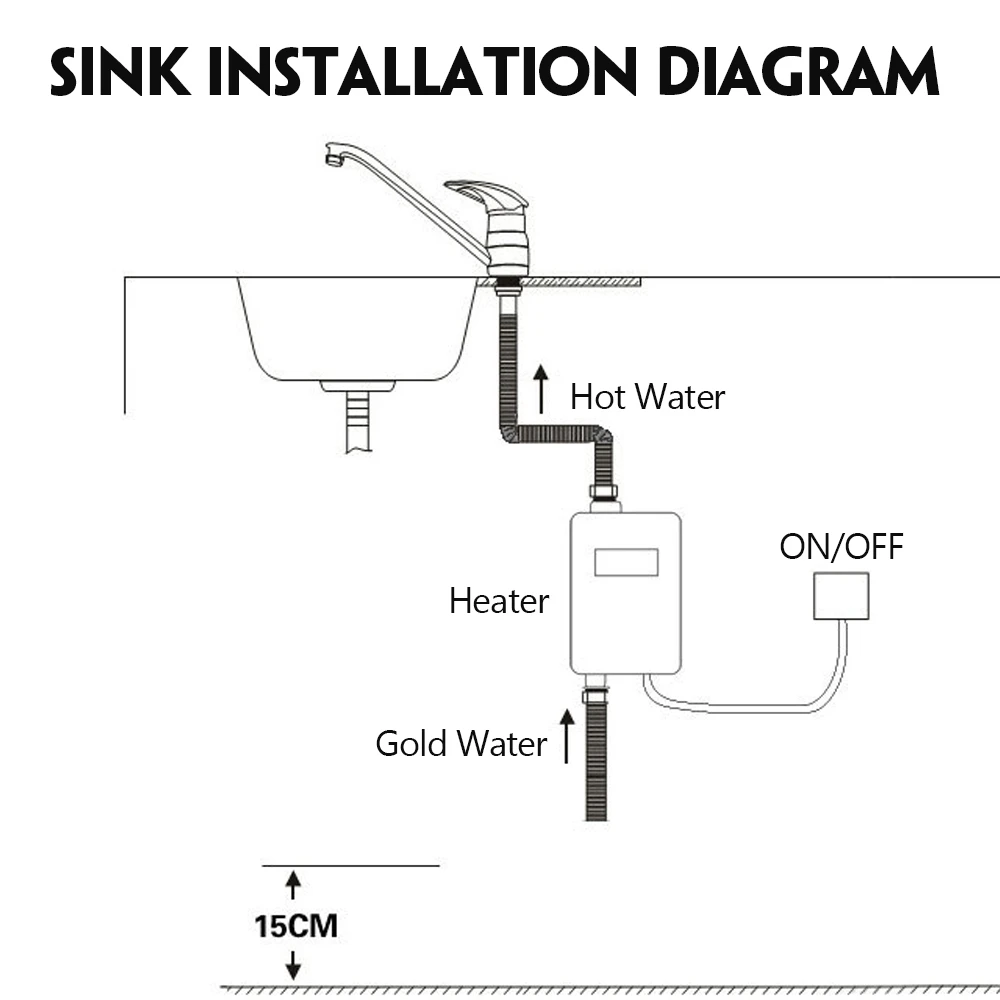 3800 Вт Электрический водонагреватель мгновенный Tankless водонагреватель 110 В/220 В 3,8 кВт температурный дисплей нагревательный душ