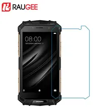 Raugee Для Doogee S60 закаленное Стекло 9 H взрывозащищенные и царапин Экран протектор Плёнки чехол для doogee S60 смартфон