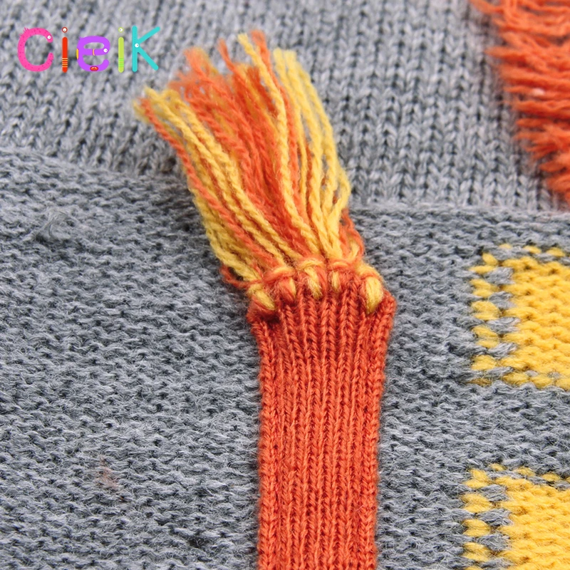 CieiK 2018 New Children Knitting Pattern Vest Lion Baby Rompers Boys Girls Toddler Costume Coveralls Newborn Jumpsuit Clothing   (23)