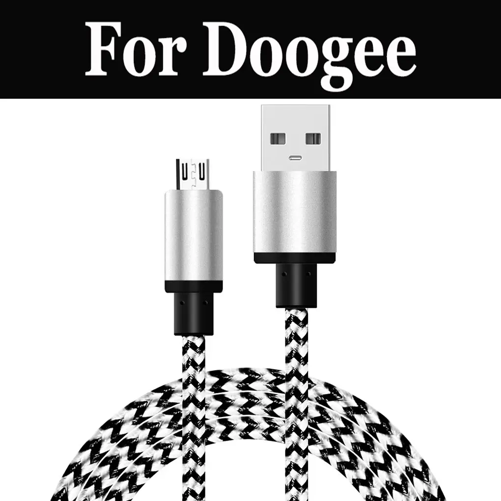 Usb-кабель для передачи данных 1 м провод зарядки телефона Doogee Mix 2 X20 Shoot X10 Bl7000 X30 Bl5000