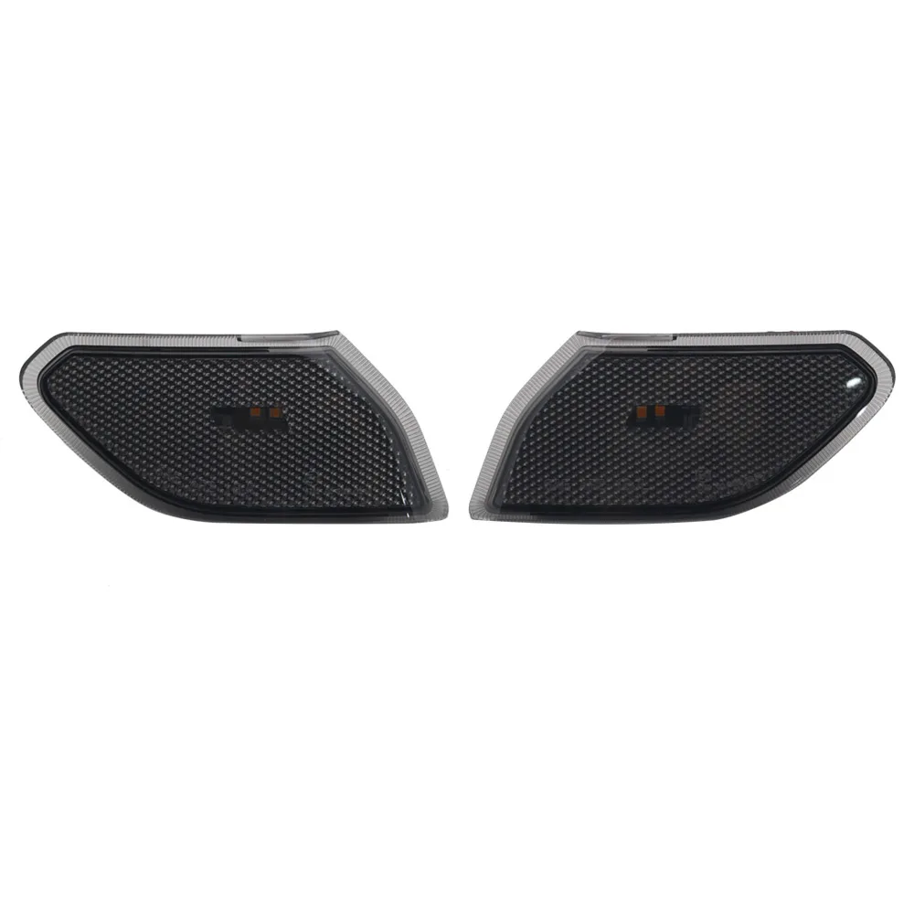 Smoke Side Marker Lights Amber Turn Signal Light for Jeep Wrangler JL 2018 (23)