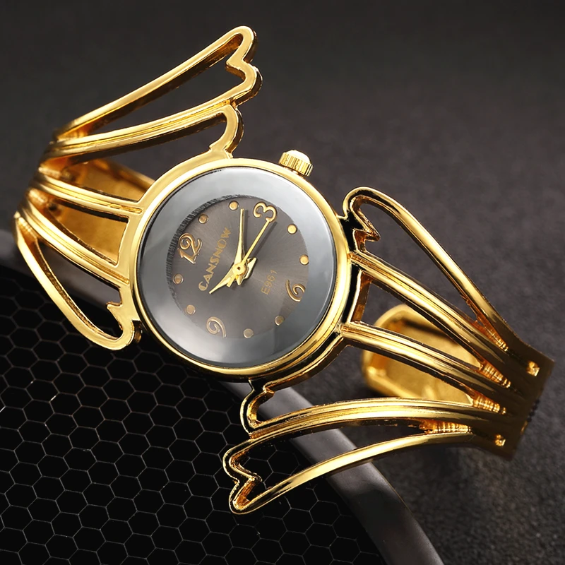 

2020 Fashion Wings Design Bracelet Watch Full Steel Quartz Watch Women Cuff Bangle Watches Femme Relojes Mujer Relogio Feminino