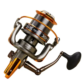 

Fishing Spinning Reel 4.6:1 Smooth Sea Fishing Reel 13+1 BB Fishing Reel Left/Right Interchangeable Collapsible Handle