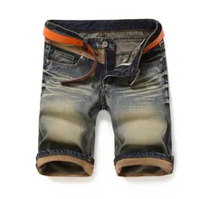 Ретро джинсовые шорты мужские летние мужские шорты мужские джинсы из хлопка оригинальные джинсовые шорты мужские