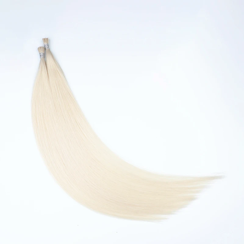 Sobeauty 50 unids/pack cabello Remy I Tip extensión de cabello fusión queratina cabello rubio extensiones de cabello humano europeo sedoso pelo lacio