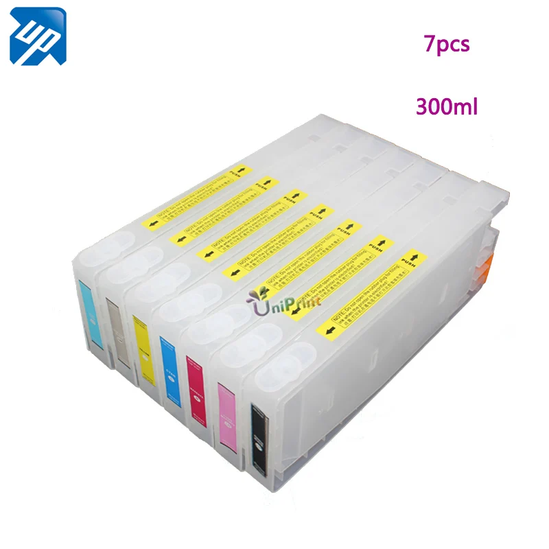 7pcs 300ML refillable ink Cartridge For epson PRO 4000 pro4000 T5441 ~ T5448 300ml CISS-in Ink
