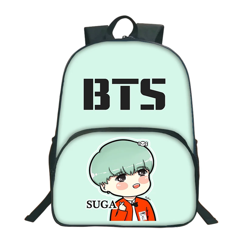 

2018 New Fashion BTS Backpacks For Teenagers ARMY BTS Fans Boys Girls School Bags SUGA JIMIN RAP Monster V Kpop Bags Wings EXO