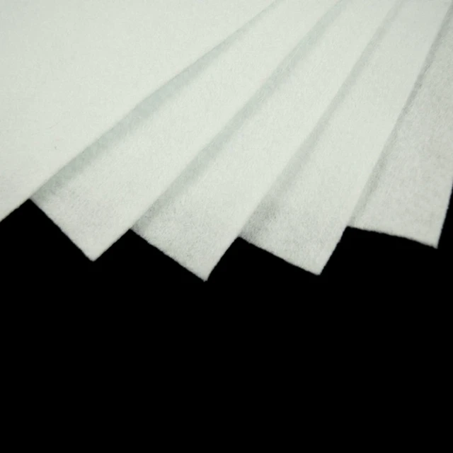 Soft white Non Woven Felt Fabric Sheets Fiber Thick Kids DIY Craft