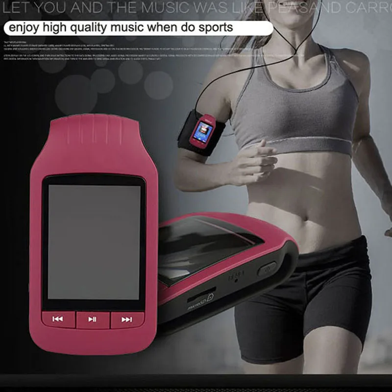 Мини-спортивный bluetooth портативный mp3-плеер встроенный fm-радио Спортивная клипса
