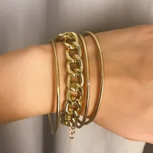 Ingemark 3 шт./компл. богемский 8 Форма бусины Браслеты браслеты пара Винтаж круглый любовь застежкой золотой браслет Femme ювелирные изделия