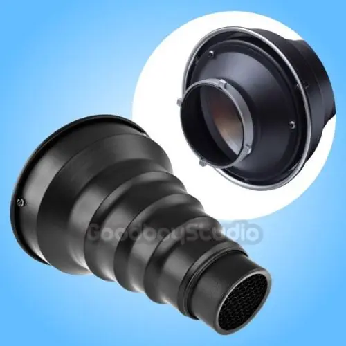 

Conical Snoot Honeycomb Grid for Multiblitz Profilite Profilux Strobe Flash (B)