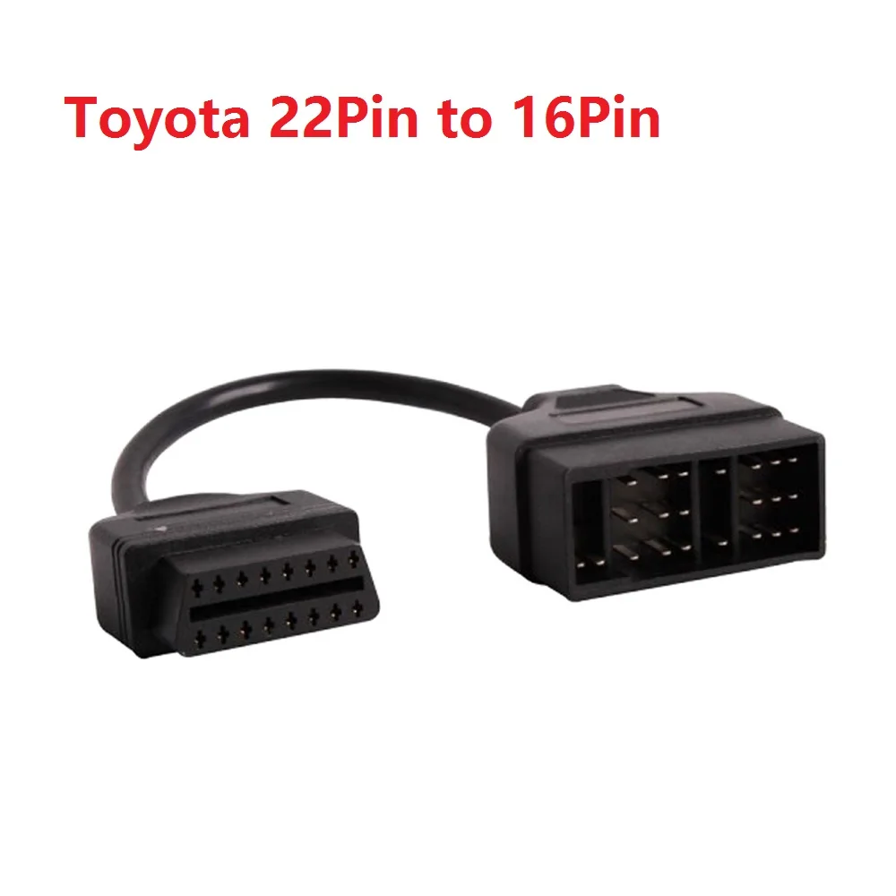 TOYOTA 22pin to 16pin OBD2 Cable