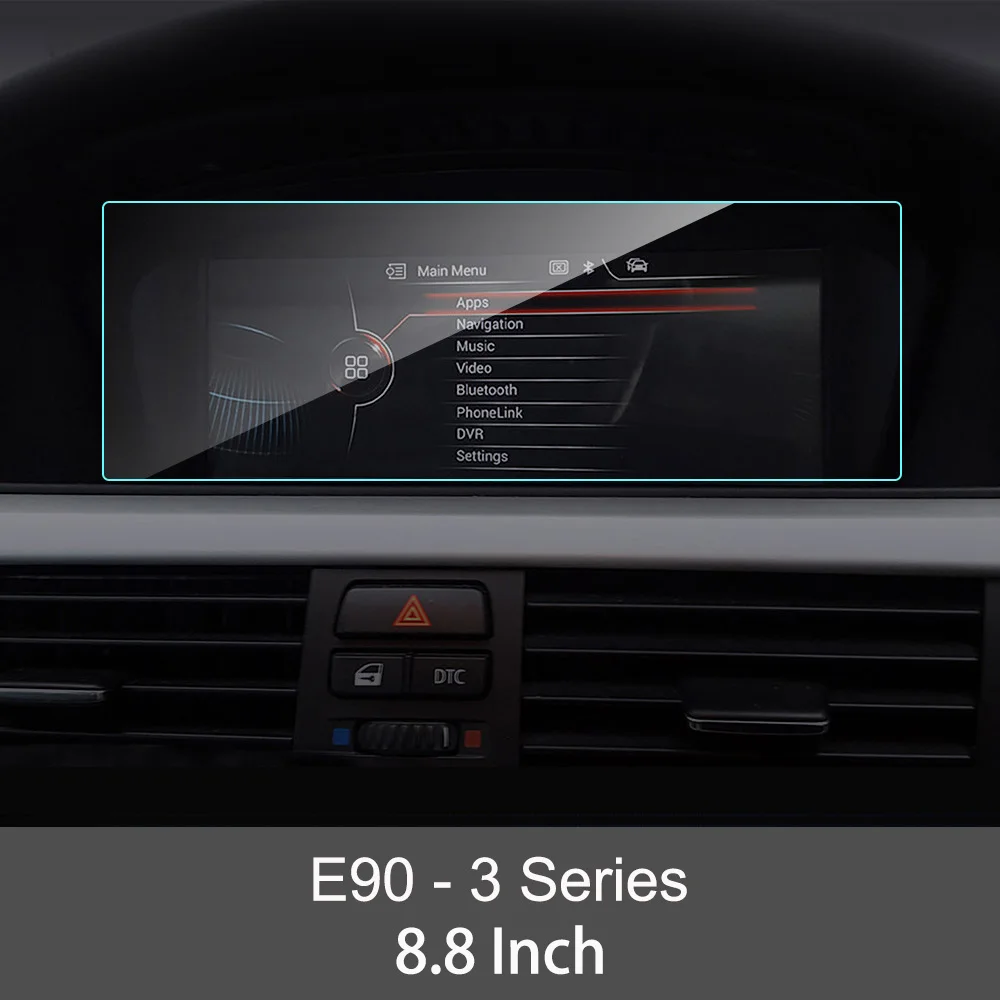 Автомобильный gps навигации Экран Защитная пленка для BMW E90 F01 F02 F10 F11 F13 F18 F20 F21 F22 F23 F30 F31 F32 F33 F34 F35 F45 G11 G12 - Название цвета: For E90