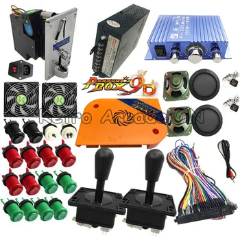 

Happ style Pandora box 9D DIY kit arcade version 2222 in 1 PCB button joystick power supply for Arcade Manme Game machine