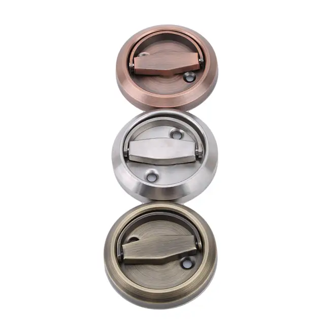 Online Shop Stainless Steel Round Recessed Cupboard Pulls