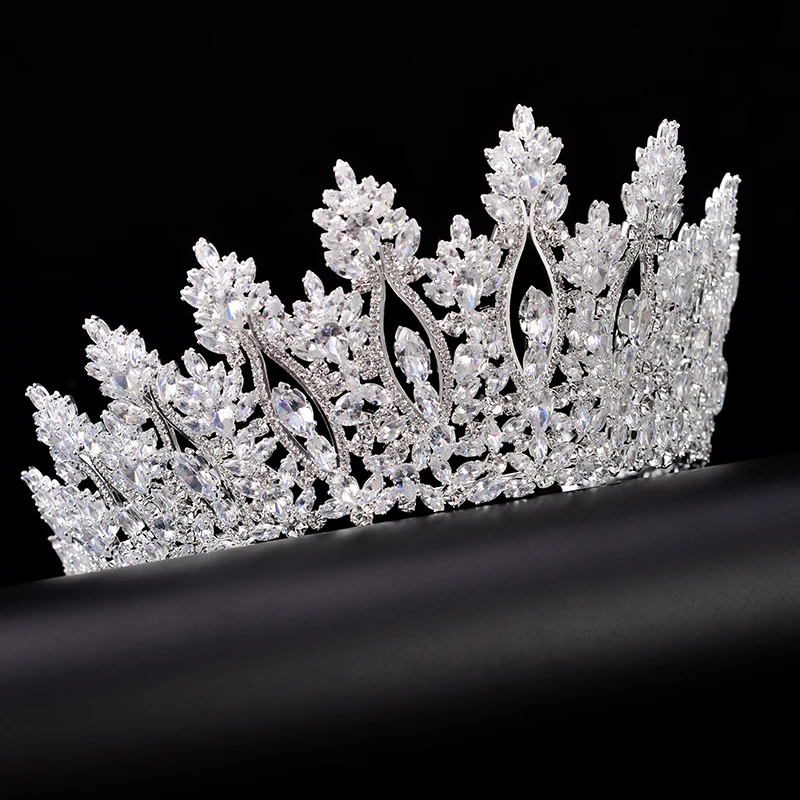 Bridal Hair Accessories Tiaras And Crowns HADIYANA Classic New Fashion Design Anniversary Wedding Women BC5070 Corona Princesa