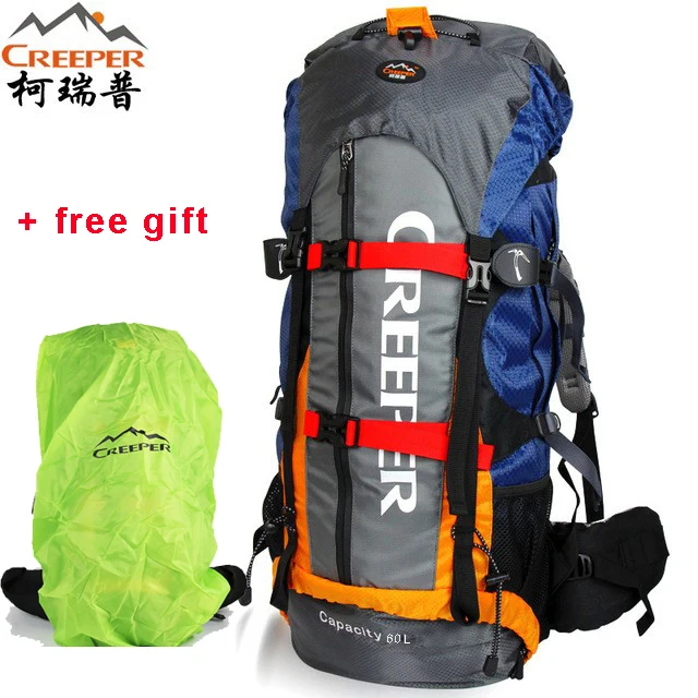 Мужские рюкзаки, профессиональный водонепроницаемый рюкзак с внутренней рамой, рюкзак для альпинизма, походов, альпинизма, сумка 60л