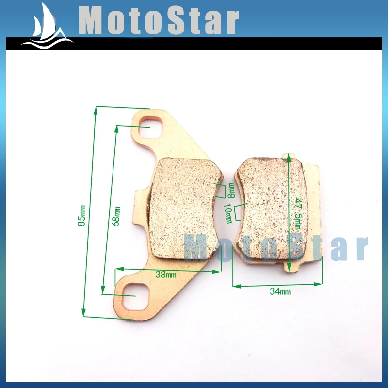 

Copper Disc Brake Caliper Pads Shoes For Chinese Pit Dirt Bike ATV Quad 50cc 70cc 90cc 110cc