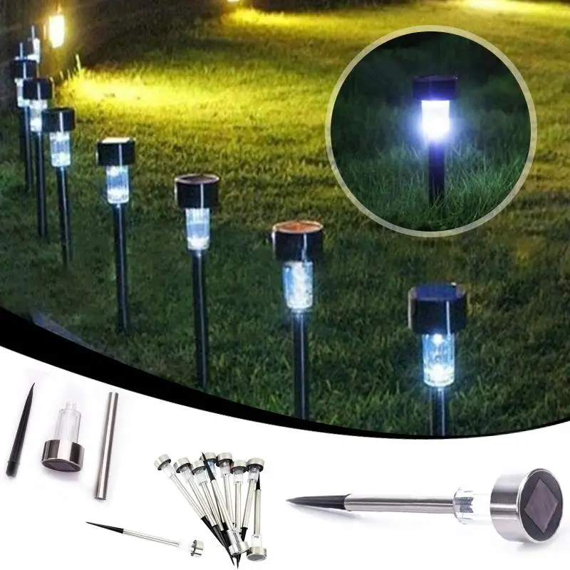 

Led Light Solar Powered Garden Lamp Decoration Lights Landscape Outdoor Lighting Lawn Yard