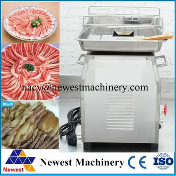 

250KG/H Restaurant meat cutting machine,meat grinder cutter slicer high output