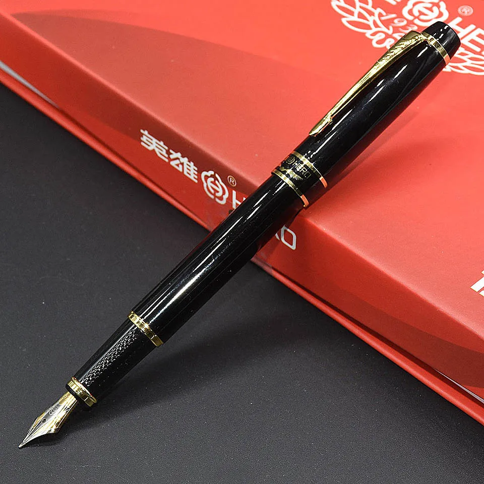 High quality Noble Full Metal Luxury Fountain Pen H1501 Nib 0.5mm