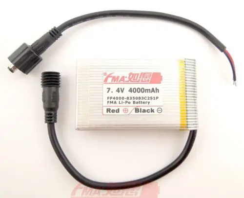 

FMA 7.4V 4000mAh Li-Po Battery for MagicShine LED Bike Light 835083C2S1P