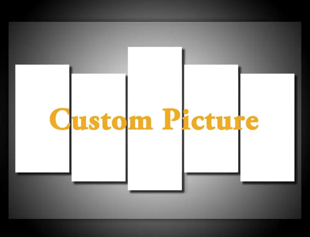 

Diy 5 Pieces Your Picture,Family or Baby Photo,Favorite Image, Personalized Pictures , Custom Printed on Canvas for Home Decor