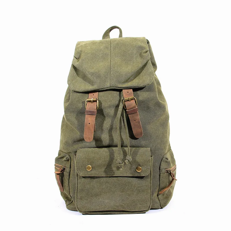 

YISHEN Fashion Vintage Unisex Canvas Backpack Men Women Huge Casual Travel Bags Teenager School Book Bags For Boys Girls MS6878