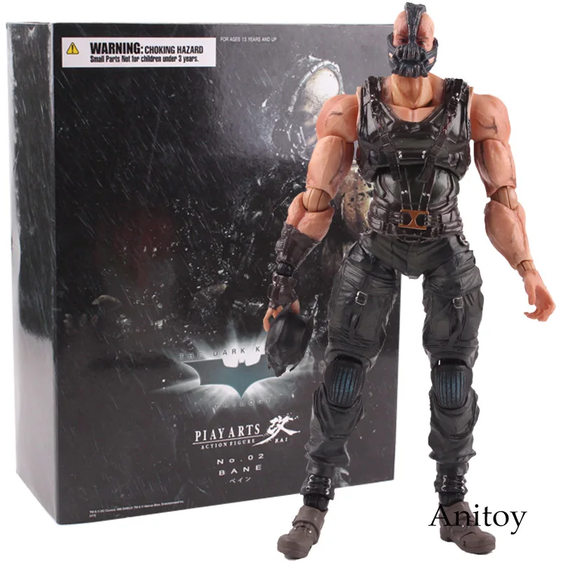 

Play Arts Kai Figures NO.02 Batman Bane The Dark Knight Rises PVC Action Figure Model Toy Collection Playarts Kai