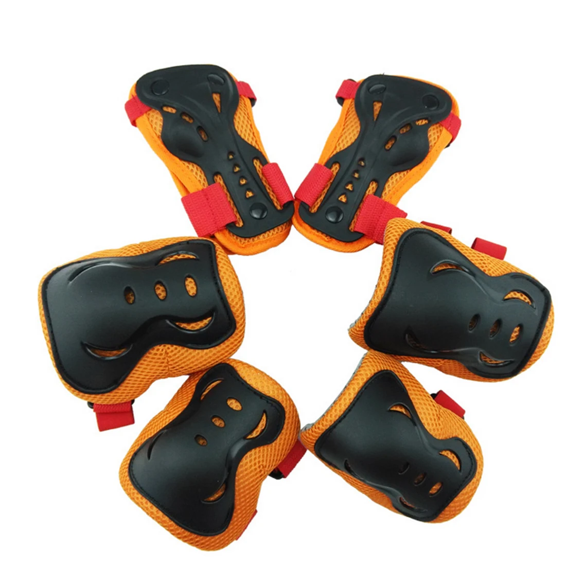 Iguardor 6Pcs Child Outdoor Sport Safety Protective Body Gear Set for
