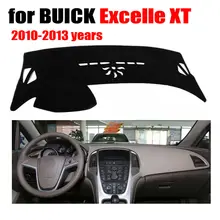 Приборной панели автомобиля охватывает мат для BUICK Excelle XT высокой конфигурации 2010-2013 левым dashmat тире крышка авто аксессуары