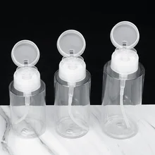 Пустая бутылка, пресс-насос, 300 мл, 200 мл, 150 мл, пуш-ап, средство для снятия макияжа, прозрачный PP диспенсер для путешествий, эмульсия для тонера, бутылка для жидкости