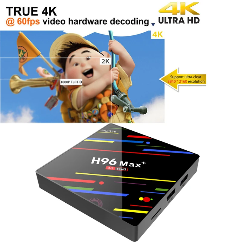 H96 MAX Plus Android 8,1 4G 32G 64G набор топ cajas 4 K Ultra HD H.265 inteligente caja de tv USB 3,0 двойной Wifi 2,4/5,0G reproduct