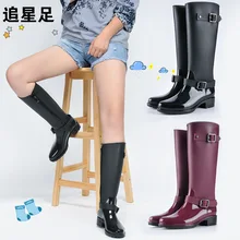 Непромокаемая обувь; нескользящая водонепроницаемая обувь; женские сапоги В рыцарском стиле