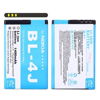 

High Quality 1400mAh BL-4J BL4J Li-ion Phone Battery for Nokia Lumia 620 Battery C6 C6-00 Bateria Touch 3G C600