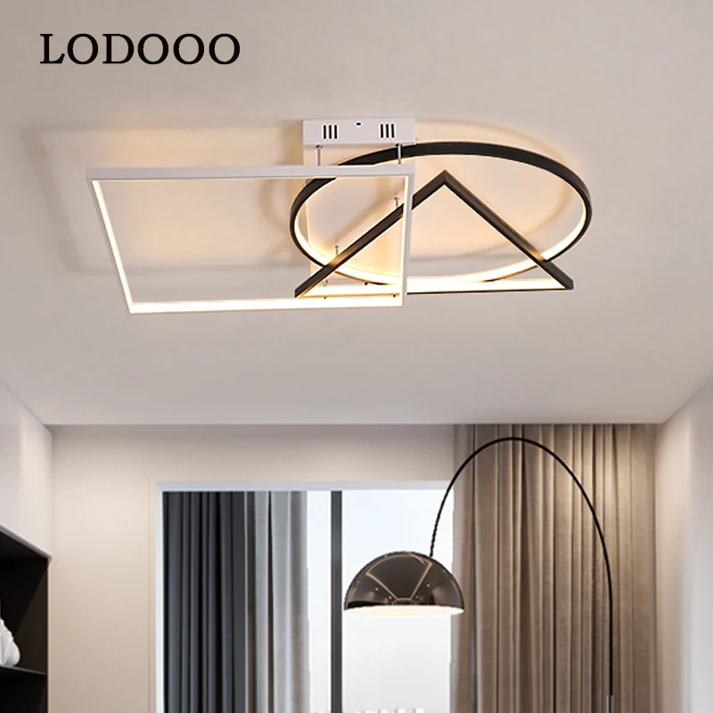 

Creative Fashion Ceiling Lamp Led Ceiling Light for foyer Living room Bedroom Kitchen Black and White Ceiling Lamp 110V 220V